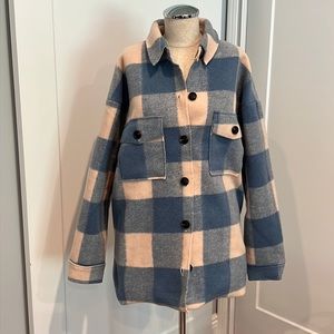 NWT Elan heavy flannel button down.